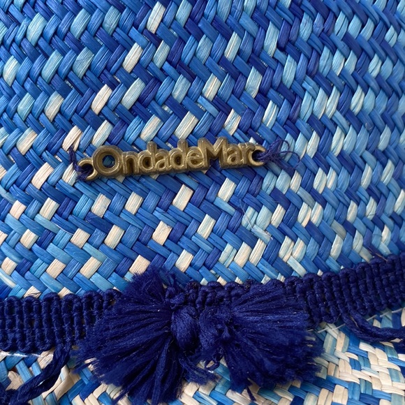 ONDAdeMAR Hand Made Bicolor Straw Hat - Picture 3 of 10